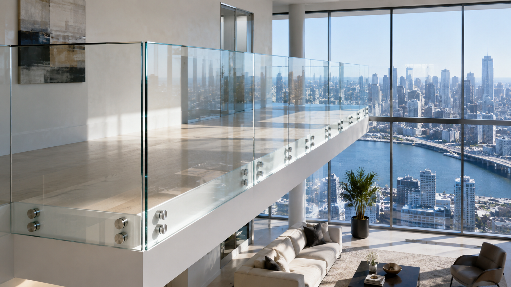 Glass railing