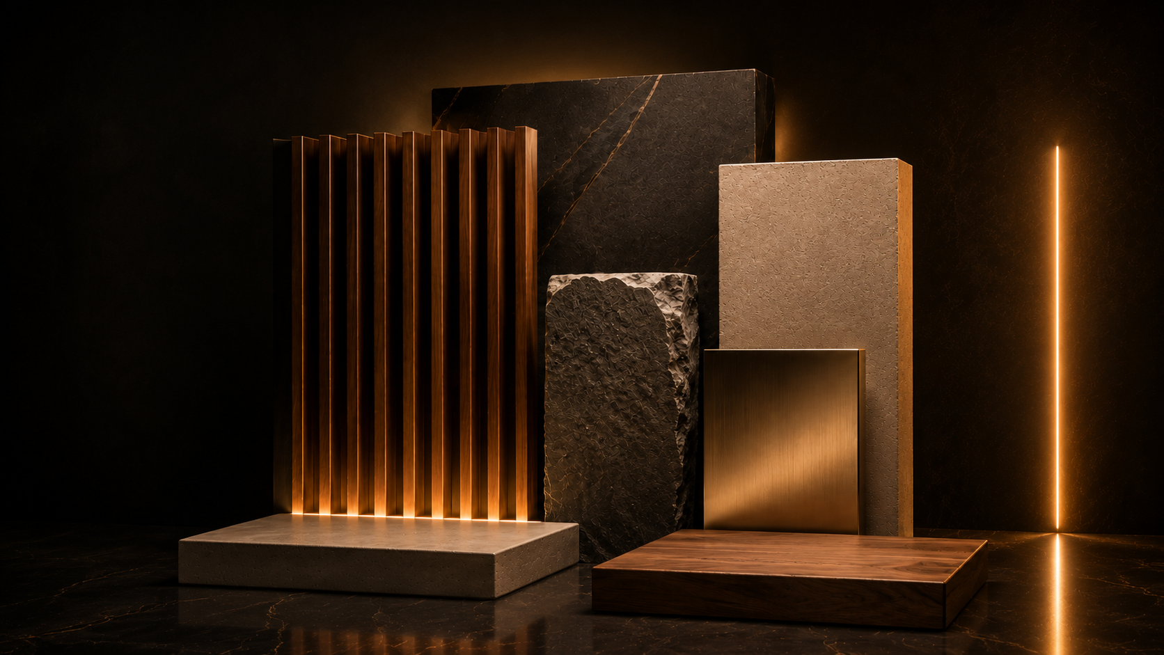 Facade material and texture
